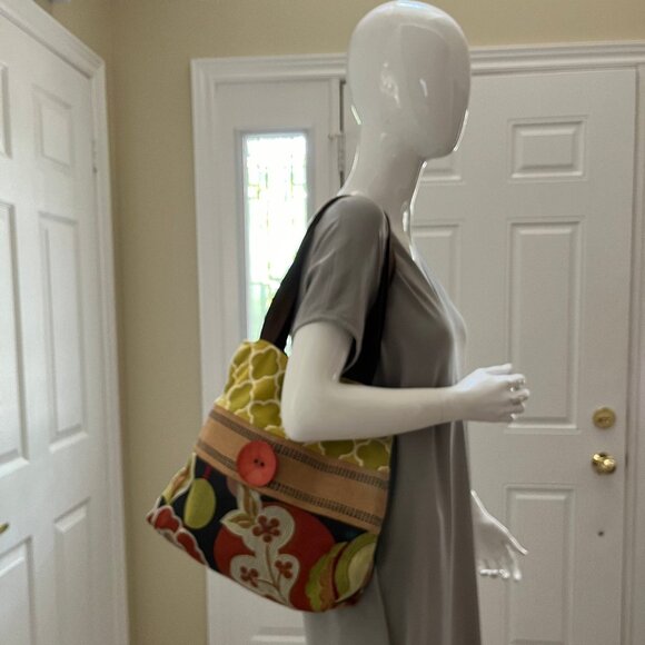 Hand-made shoulder bag - Authentic - Picture 5 of 13